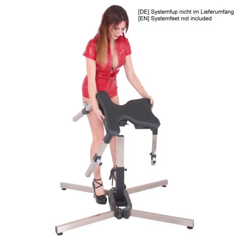 Spankingbock Modul für Systemfuß mit Kopfauflage